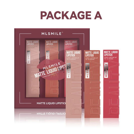 Velvet Lips Trio | Set de Labiales Líquidos Glamavi
